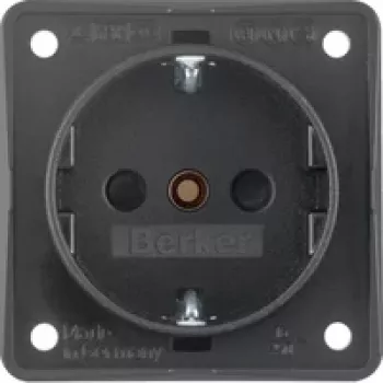Berker Schuko-uttag 941952505 antracit matt