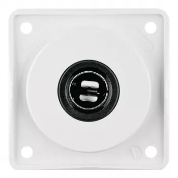 Berker 945172509 Integro uttag 12V polarvit glansig