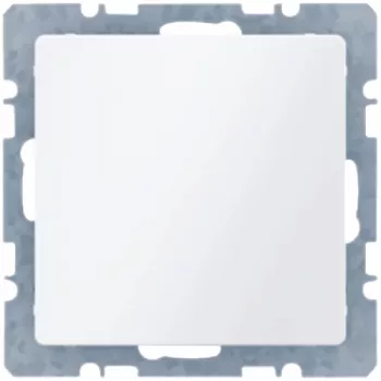 Berker 6710096089 Q.1/Q.3 blindlock med mittplatta polarvit sammet