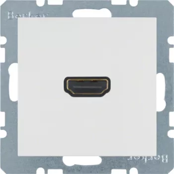 Berker 3315438989 HDMI-insats vit