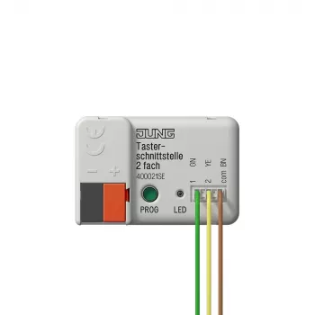 JUNG KNX tryckgränssnitt 2-fack Secure 400021SE