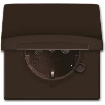 Busch-Jaeger 2064-0-0291 Schuko-uttag CEE 7/3 2P+E IP44 brun 250V 16A utanpåliggande