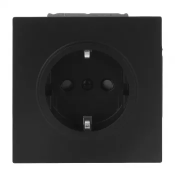 Busch-Jaeger SCHUKO-uttag 20 EUCB-45M Safety+ Black Matt