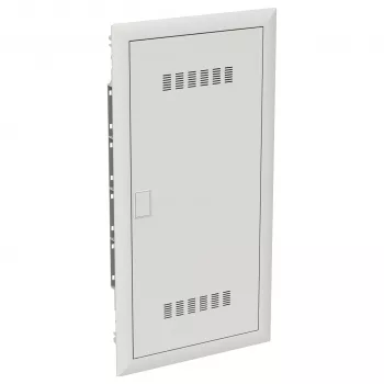 Striebel & John UK648MV media VT UP patchpanel 4 rader ventilerad transparent dörr vit