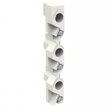 ABB ZE60 säkringsblock 2CPX061045R9999 säkringshållare 1-polig 32A 690V AC 10x38mm grå