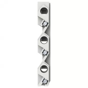 ABB ZE60 säkringsblock 2CPX061045R9999 säkringshållare 1-polig 32A 690V AC 10x38mm grå