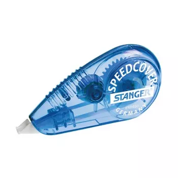 Stanger Speedcover korrigeringsrulle - blå transparent - 12 m - 5 mm - 12 st