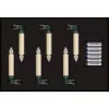 Krinner Superlight Bavaria Mini Flame 6 st set ivory