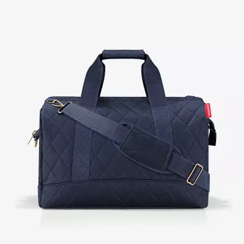 Reisenthel Allrounder L reseväska Rhombus Midnight Gold, 30L, blå