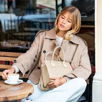 Reisenthel daily shopper XS leo vanilla shoppingväska