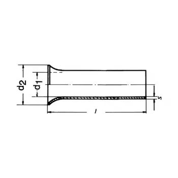 Klauke 7212V manuellt spärrverktyg för koppar och rostfritt stål, 0,5-6 mm², 230 mm