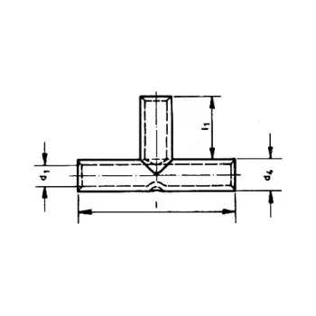 KLAUKE T-kontakt 10 mm² koppar galvaniserad TV10