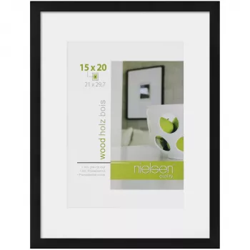 NIELSEN DESIGN Apollon svart trä fotofram A4 21x29,7 cm 8988046