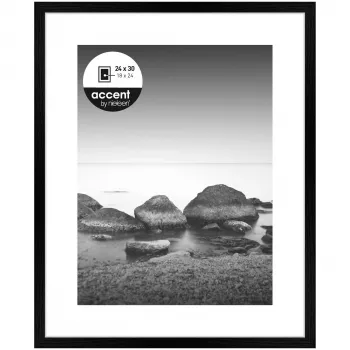 NIELSEN DESIGN Aura Bildram svart 24x30 cm Trä inkl. passepartout 1122000