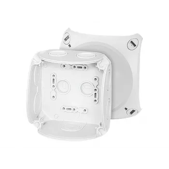 HENSEL DK 0400 G kabelgrenlåda, grå (RAL 7035), utan klämmor