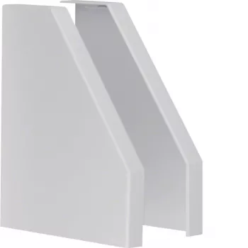 Hager ändlock för kabelkanal RK 230 L 2320, ljusgrå, par