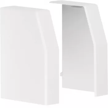 Hager ändlock för kabelkanal RK 110, 110x60 mm, renvit (RAL 9010), par