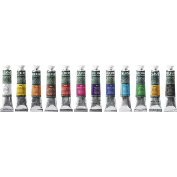 LUKAS temperafärg assorterade färger 12 x 19 ml