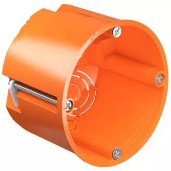 KAISER ELEKTRO 9064-02 apparatdosa, orange, IP30, VDE, 62 mm