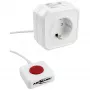 ANSMANN 1260-0002 energisparande uttag vit Schuko-kontakt 1 st