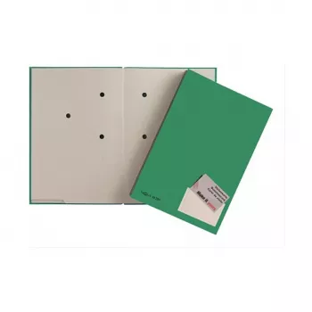 PAGNA Presentation Folder A4 Cardboard Green Satin Portrait 24205-03
