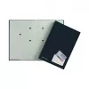 PAGNA Presentation Folder A4 Cardboard Black Satin Portrait