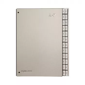 Pagna 24249-14 stående mapp Color 24 fack A–Z, A4, silver