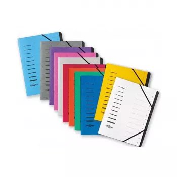 Pagna 40059-10 dokumentmapp 12 fack 1–12, A4, aubergine