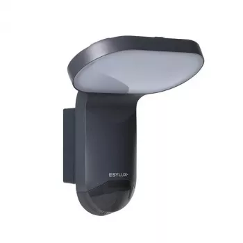 ESYLUX WILMA WL 200 OP MD 1600lm 4000K grafitfärgad utomhusvägglampa med PIR-rörelsedetektor