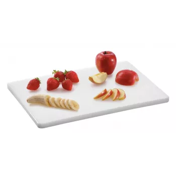 Bartscher A120587 skärbräda i polyeten vit 400x300x20 mm 1,6 kg