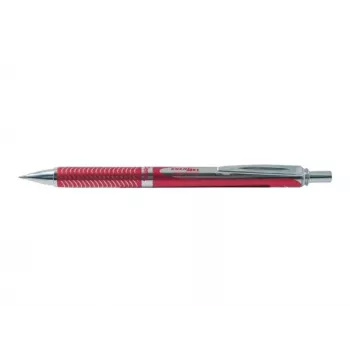 Pentel EnerGel Sterling BL407B flytande gelbläck rullepenna, 0,7 mm, svart, påfyllningsbar, metallhölje