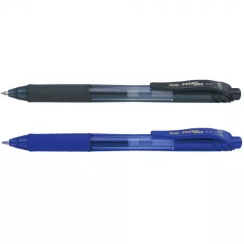 Pentel EnerGel-X BL107 gelrollerpenna 0,35 mm extrafin, blandade bläckfärger, 4-pack