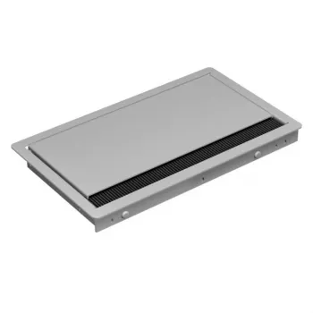 Bachmann CONI COVER short – inbyggnadsuttagslist med 3 Schuko-uttag, 2 m kabel, svart