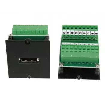 Bachmann Custom Module - Modular Faceplate Snap-In, svart
