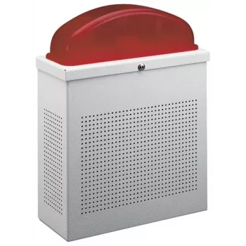 ABB SSF/GB trådbunden siren - aluminium - grå/röd - 100 dB - 12 V