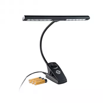 K&M 12295 notställslampa med dimmer, LED, svart
