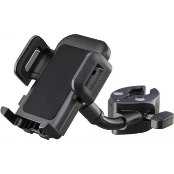 K&M 19761 Smartphonehållare för smartphones & andra enheter (360° roterbar) - svart