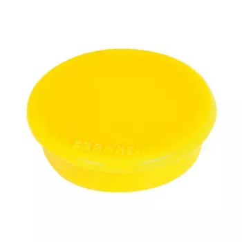 FRANKEN Whiteboardmagnet 13 mm gul Hållkraft 100 g Förpackning med 10