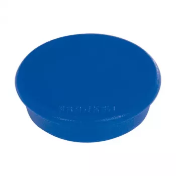 FRANKEN Magneter blå Rund 24 mm Hållkraft 300 g Förpackning med 10