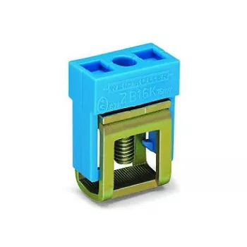 WAGO 210-281 2-ledarradklämma, CAGE CLAMP, grå, 800V, 24A