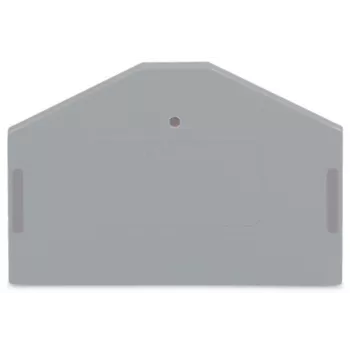 WAGO 280-312 änd- och mellanplatta, grå, 2,5 mm², 50 mm x 36,5 mm, 2,8 g