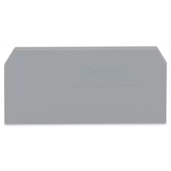 WAGO 280-308 änd- och mellanplatta - grå - 2,5 mm² - 52,5 mm x 28 mm - 2,41 g