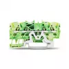 WAGO 2002-1407 4-ledar-skyddsklämma 0,25-2,5 mm² 4 mm² grön-gul