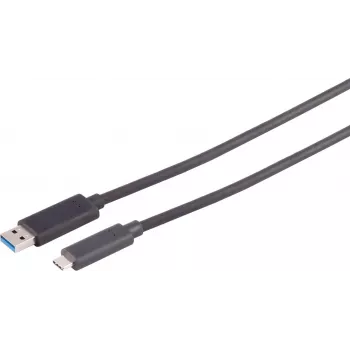 S-IMPULS optisk USB-A till USB-C-kabel 10 Gbit/s 15 m
