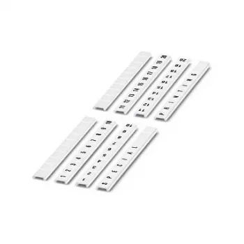 Phoenix Contact plintblocksmärkning ZB 6,1 mm vit 10-pack 0808749