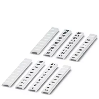 Phoenix Contact kopplingsplintsmärken – vit – 4 mm – 10 st (0808626:0011)