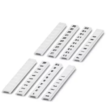 Phoenix Contact plintsmärken UniCard vit 96 märken 5 mm bredd