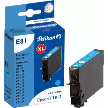 Pelikan kompatibel bläckpatron för Epson T1812 cyan 4,6 ml 180 sidor
