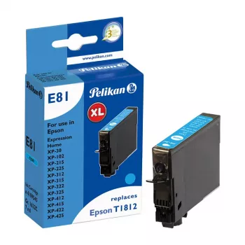 Pelikan kompatibel bläckpatron för Epson T1812 cyan 4,6 ml 180 sidor