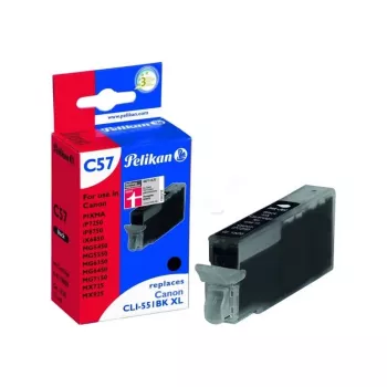 Pelikan bläckpatron för Canon CLI-551BK XL svart high yield kompatibel